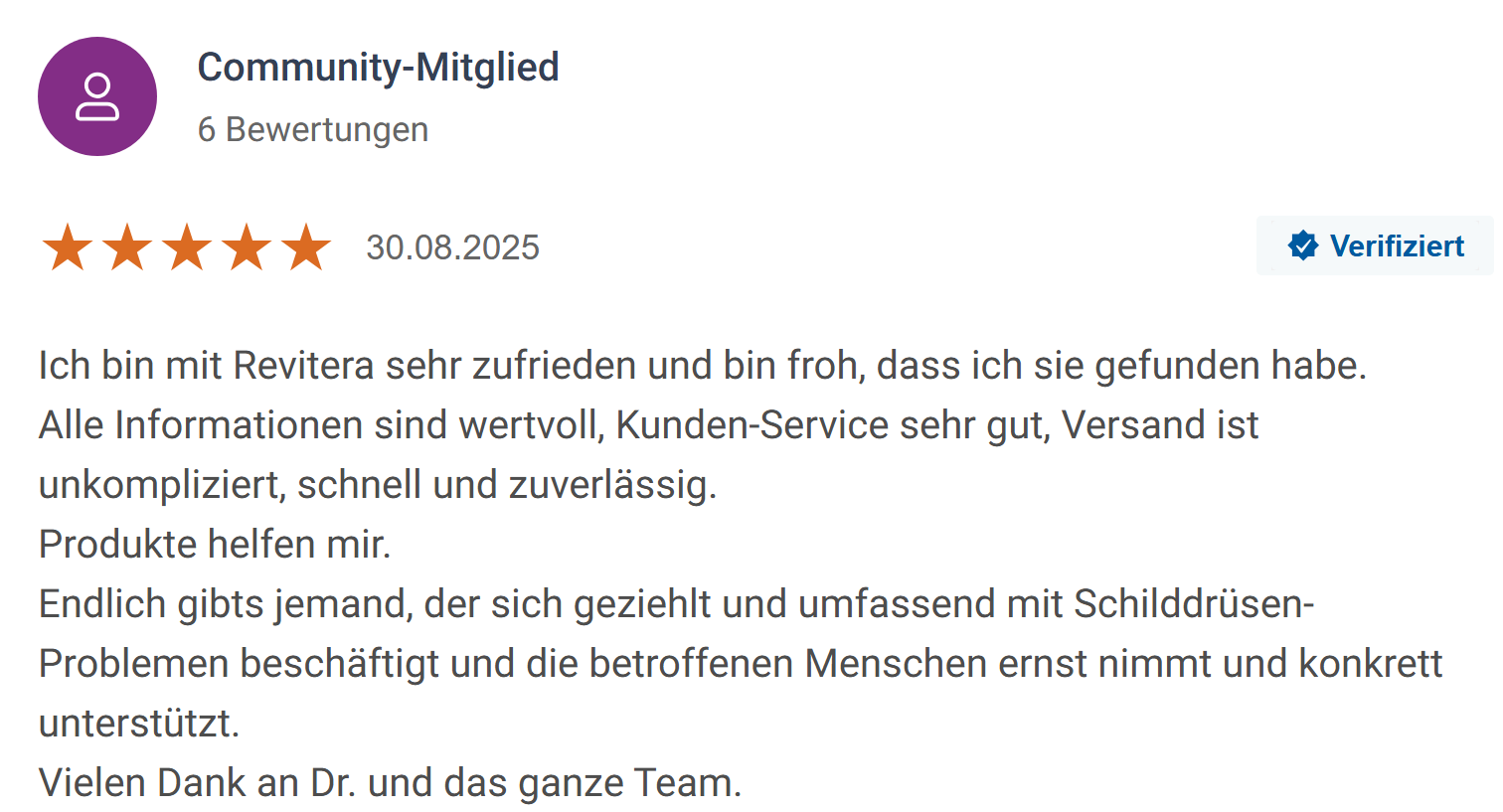 Kundenbewertung